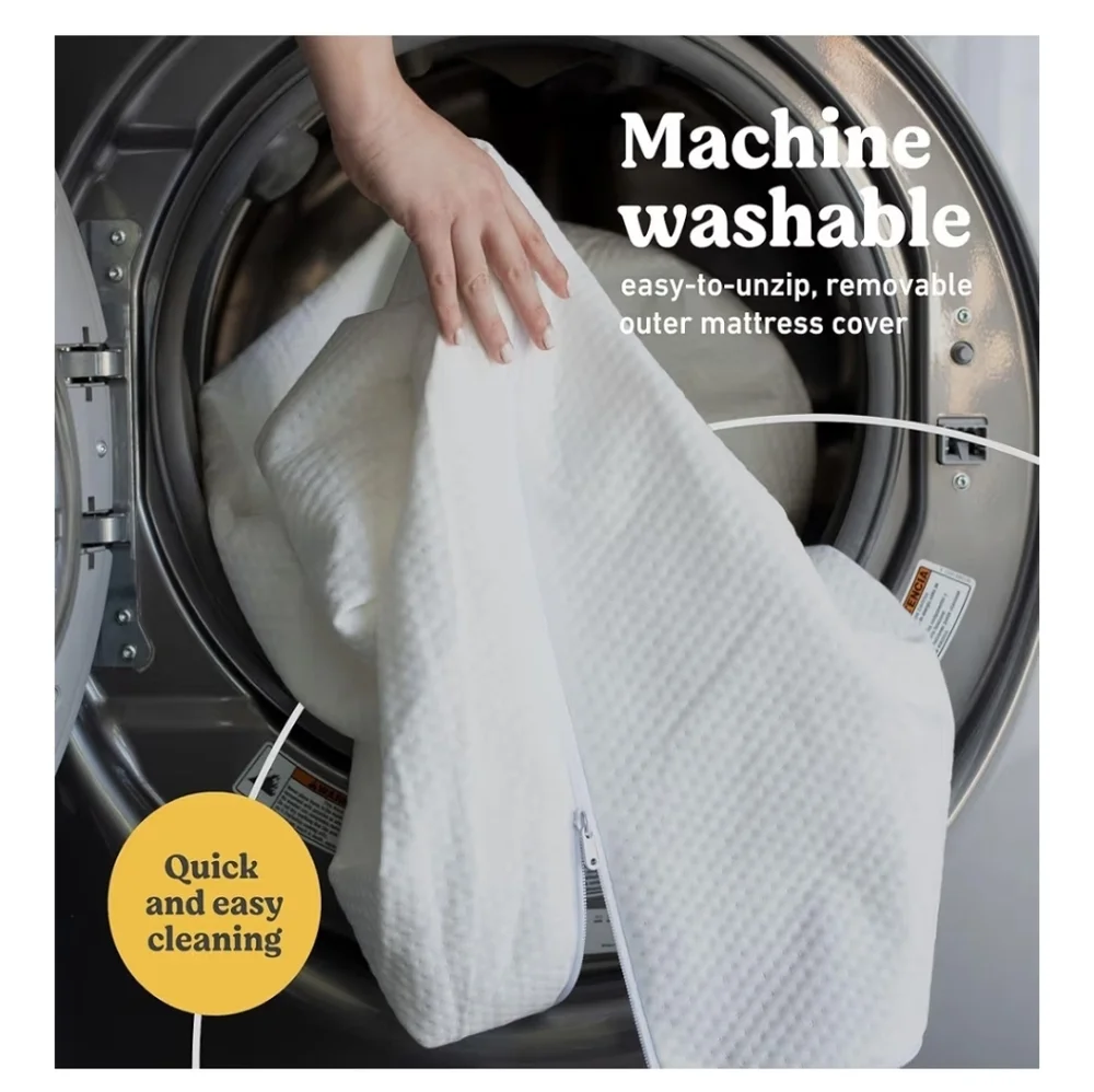 Graco Premium Crib & Toddler Mattress cover Machine-Washable